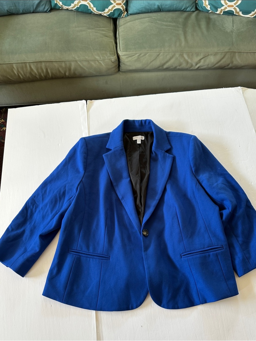 A Pea in the Pod Royal Blue Maternity Blazer L